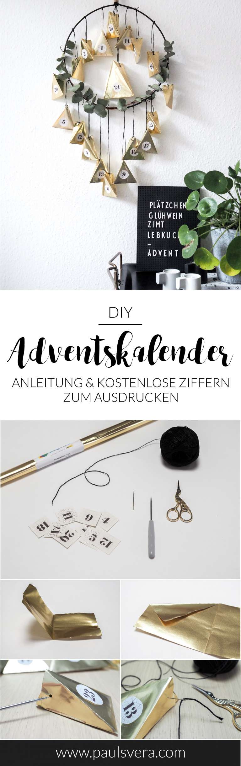 Anleitung-DIY-Adventskalender-selber-machen-aus-Papier-gold-besonders-Weihnachtskalender-basteln-paulsvera