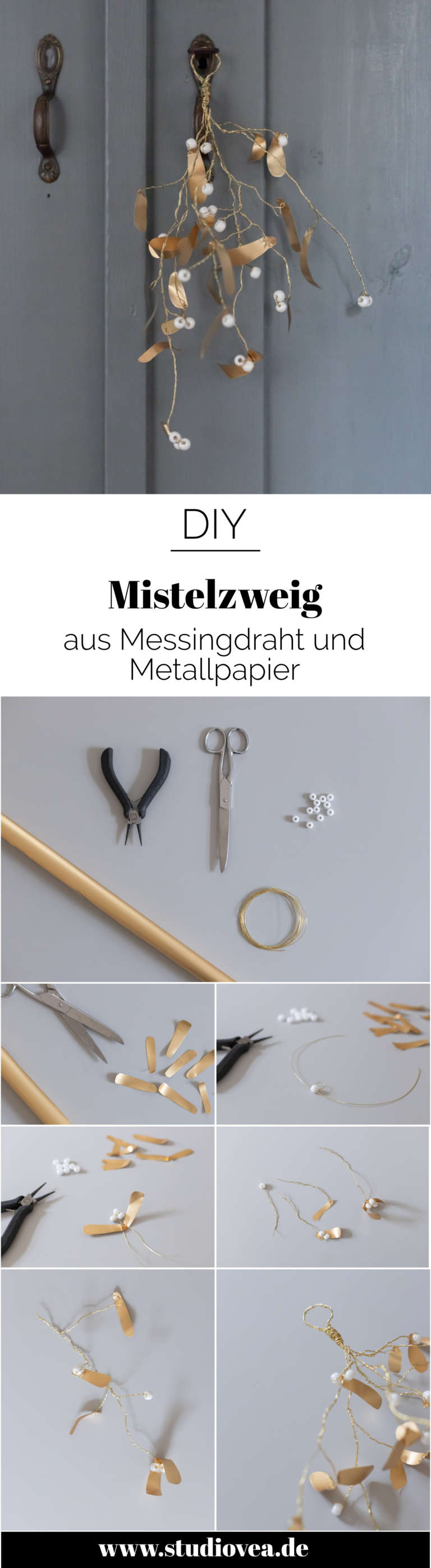 Anleitung DIY Mistelzweig