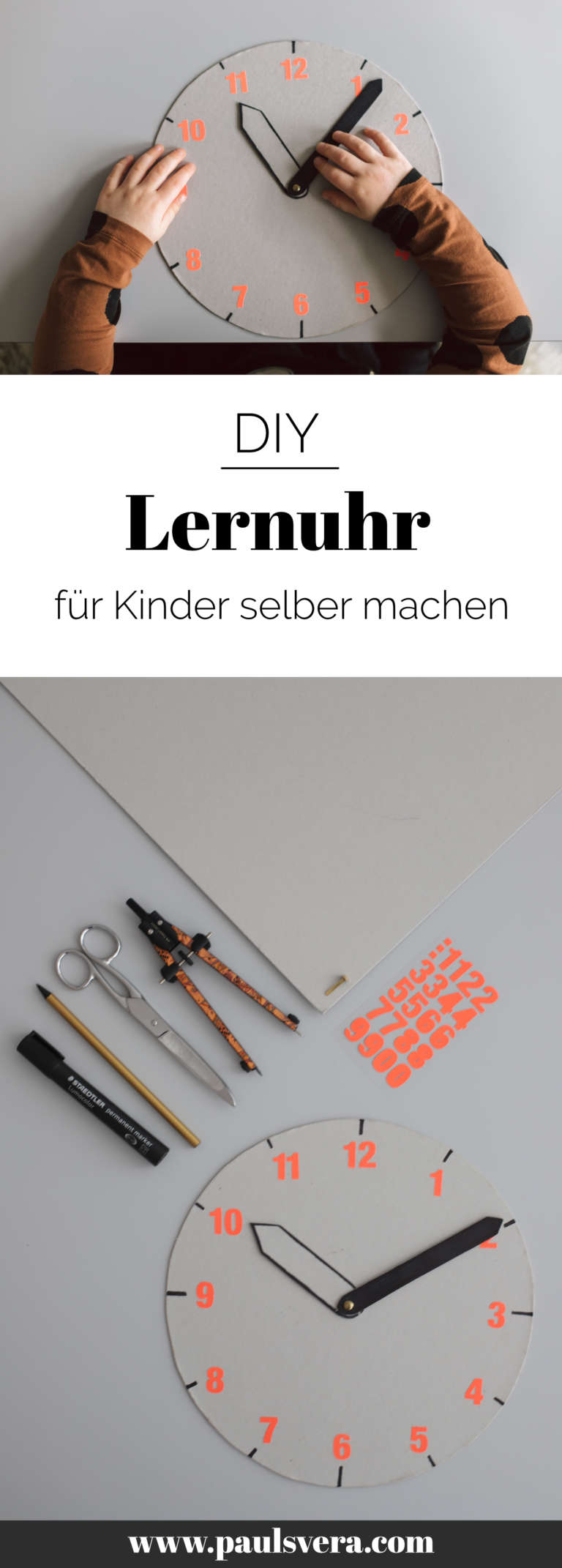 Diy Lernuhr