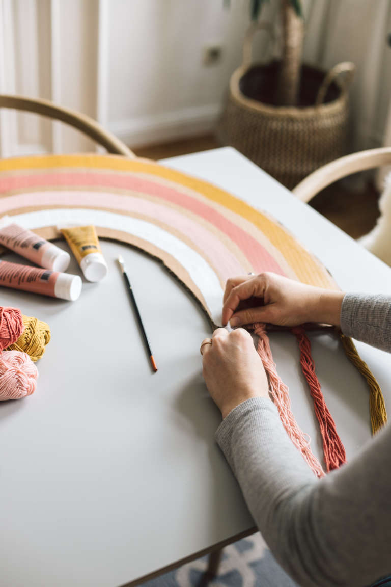 Diy Regenbogen Kinderzimmer Deko Selber Machen Paulsvera 5