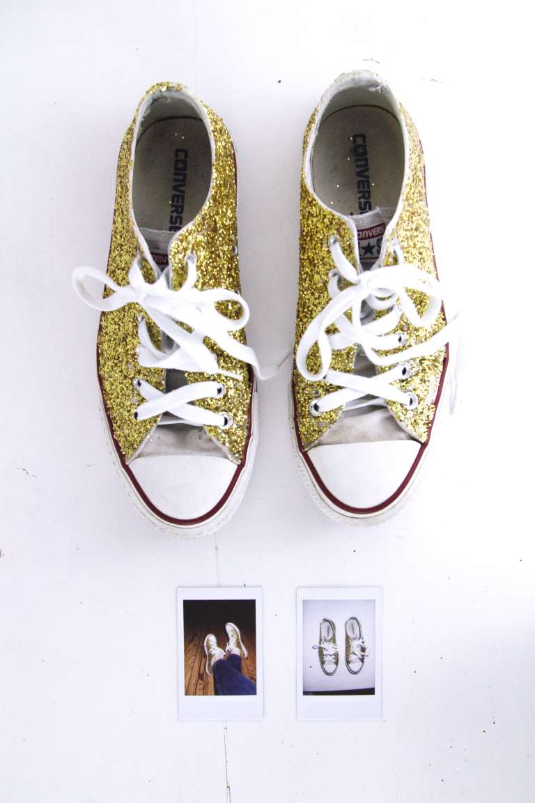 Diy Glitzer Sneaker Selber Machen Upcycling Paulsvera 1