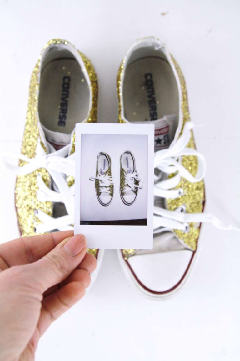 Diy Glitzer Sneaker Selber Machen Upcycling Paulsvera 4