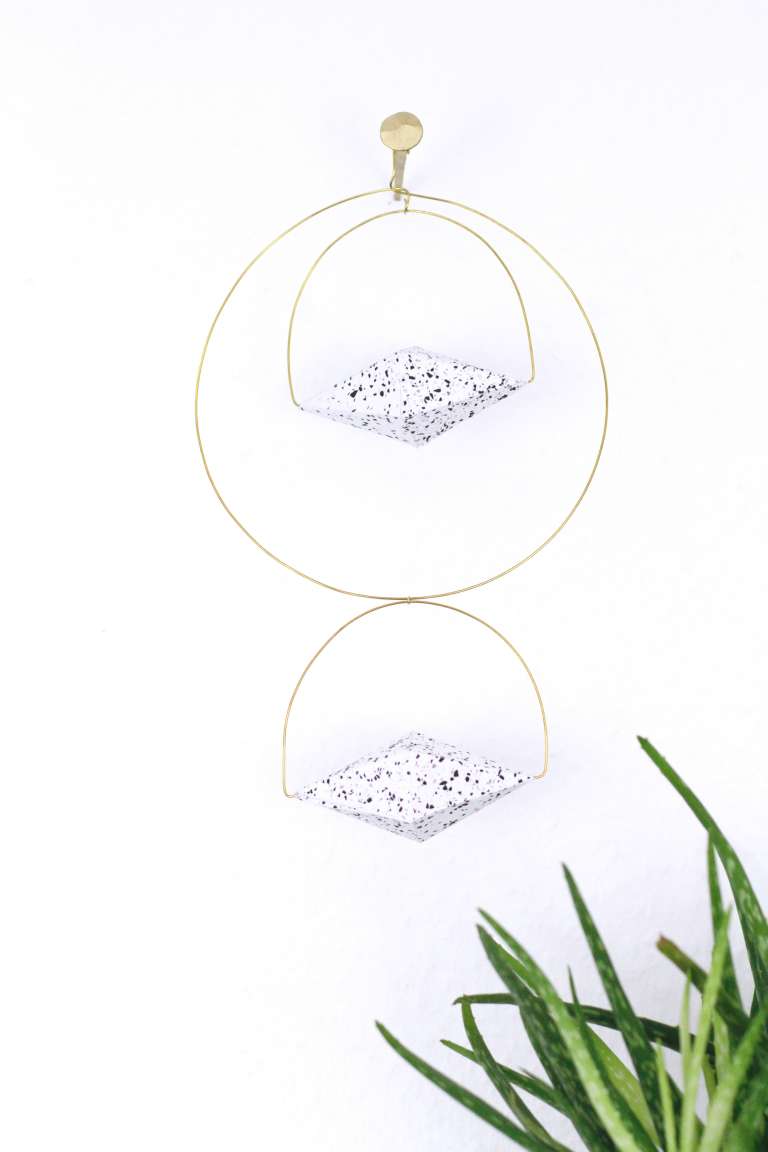 Diy Messing Terrazzo Mobile 3D Papieranhanger Selber Machen Paulsvera 2