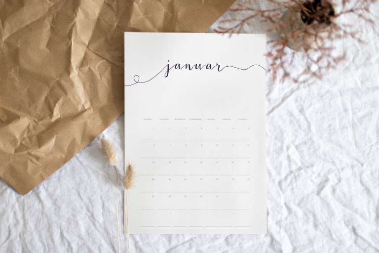 Freebie Kalender 2020 Kostenlos Ausdrucken Printables Monatskalender Paulsvera 4