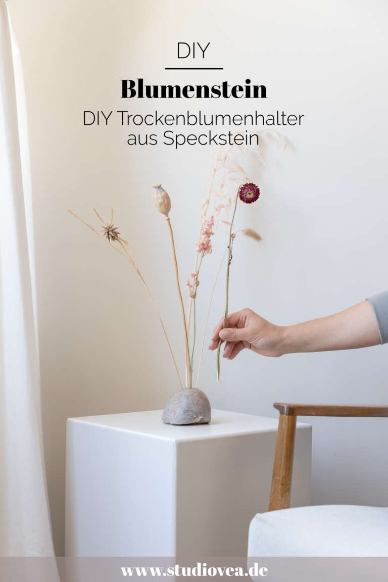 Grafik DIY Blumenstein Trockenblumen Speckstein Ideen Anleitung modern studiovea 11