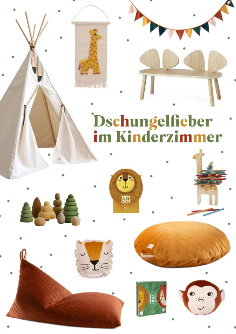 Grafik kyddo Kinderzimmer Dschungel Stil