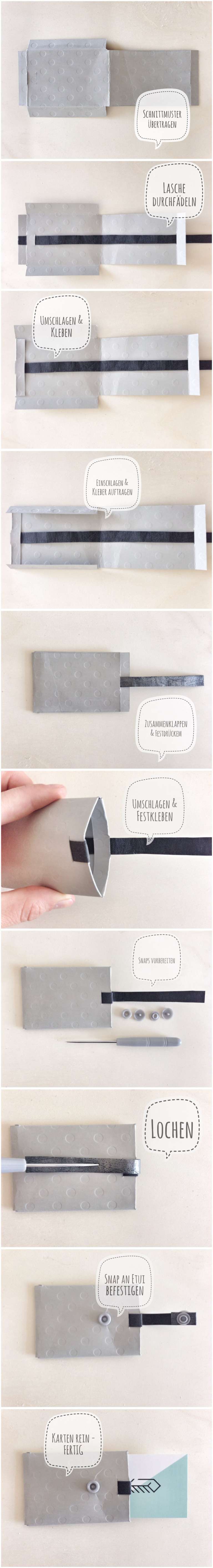 How To Diy Visitenkartenhalter etui selber machen Paulsvera