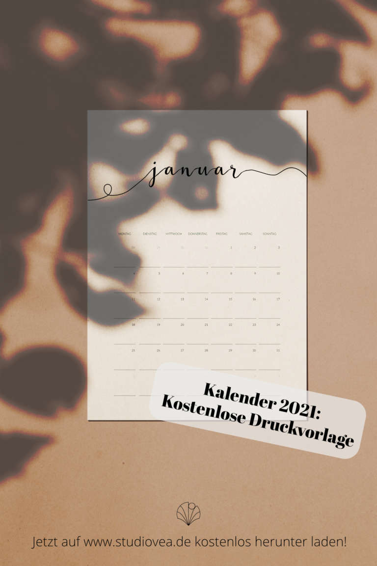 Kalender 2021 free printable druckvorlage kostenlos studiovea paulsvera 5