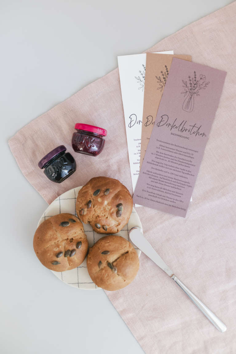 Muttertagsgeschenk Backmischung Karte zum Ausdrucken Dinkelbrotchen Rezept Gluck Minis paulsvera 57