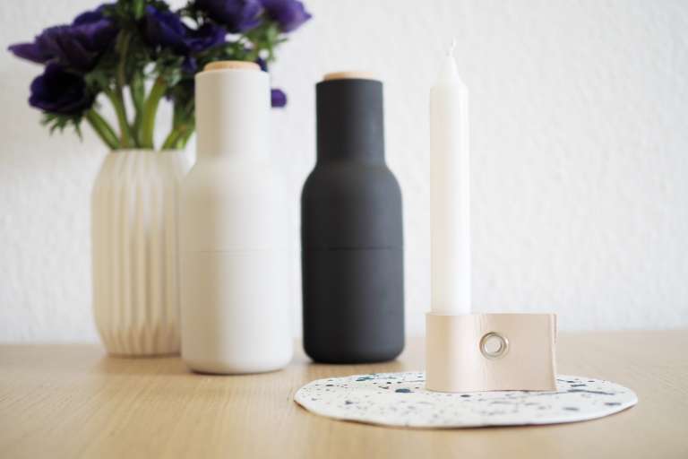 Scandi Look_DIY-Kerzenhalter aus Leder_paulsvera