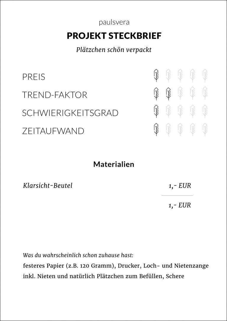 Steckbrief Diy Platzchen Verpacken Verpackung Weihnachtsgebaeck Selbst Gemacht Platzchen Verschenken Paulsvera