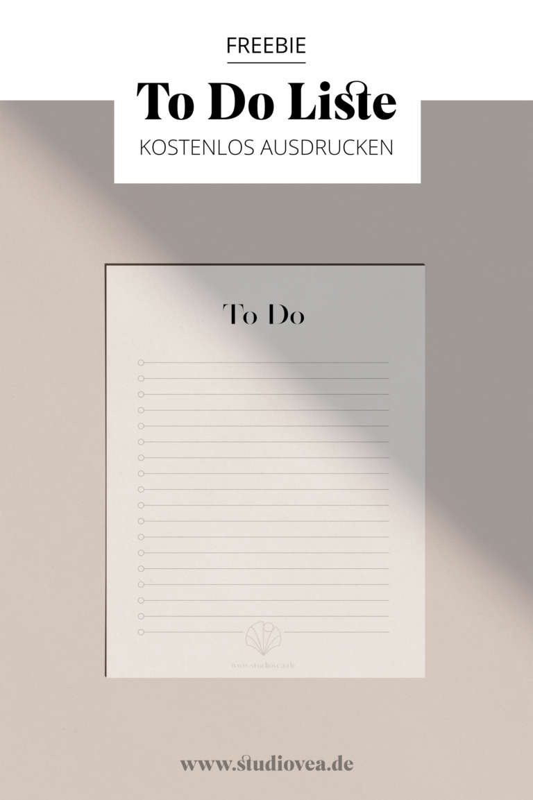 To Do Liste printable kostenlos ausdruckenwhite