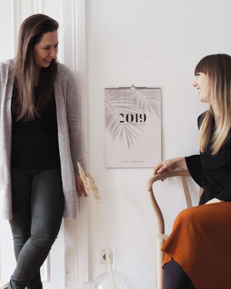 Wandkalender 2019 Familienkalender 2019 Modern Schatten Paulsvera Wohngoldstueck