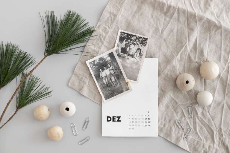 Studiovea Freebie Minimalistischer Kalender